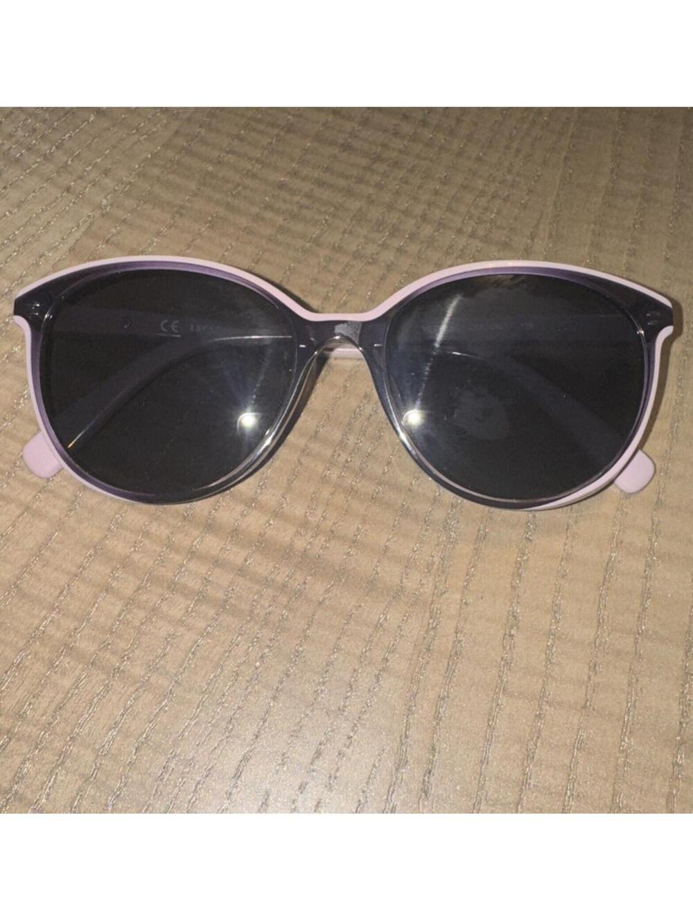 Escada Eyeglasses, Frames Only, VESBO3K COL OS61 Lilac And Black Cateye